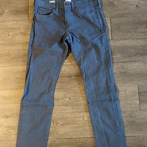 J Crew Slim Bedford Cord Blue 5 Pocket Pants Size 32x32
